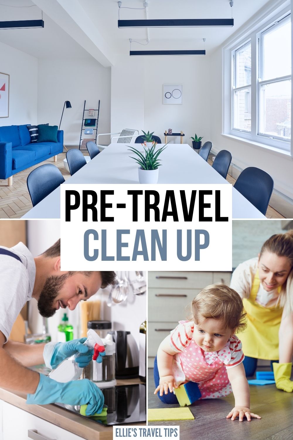 clean pre travel clean