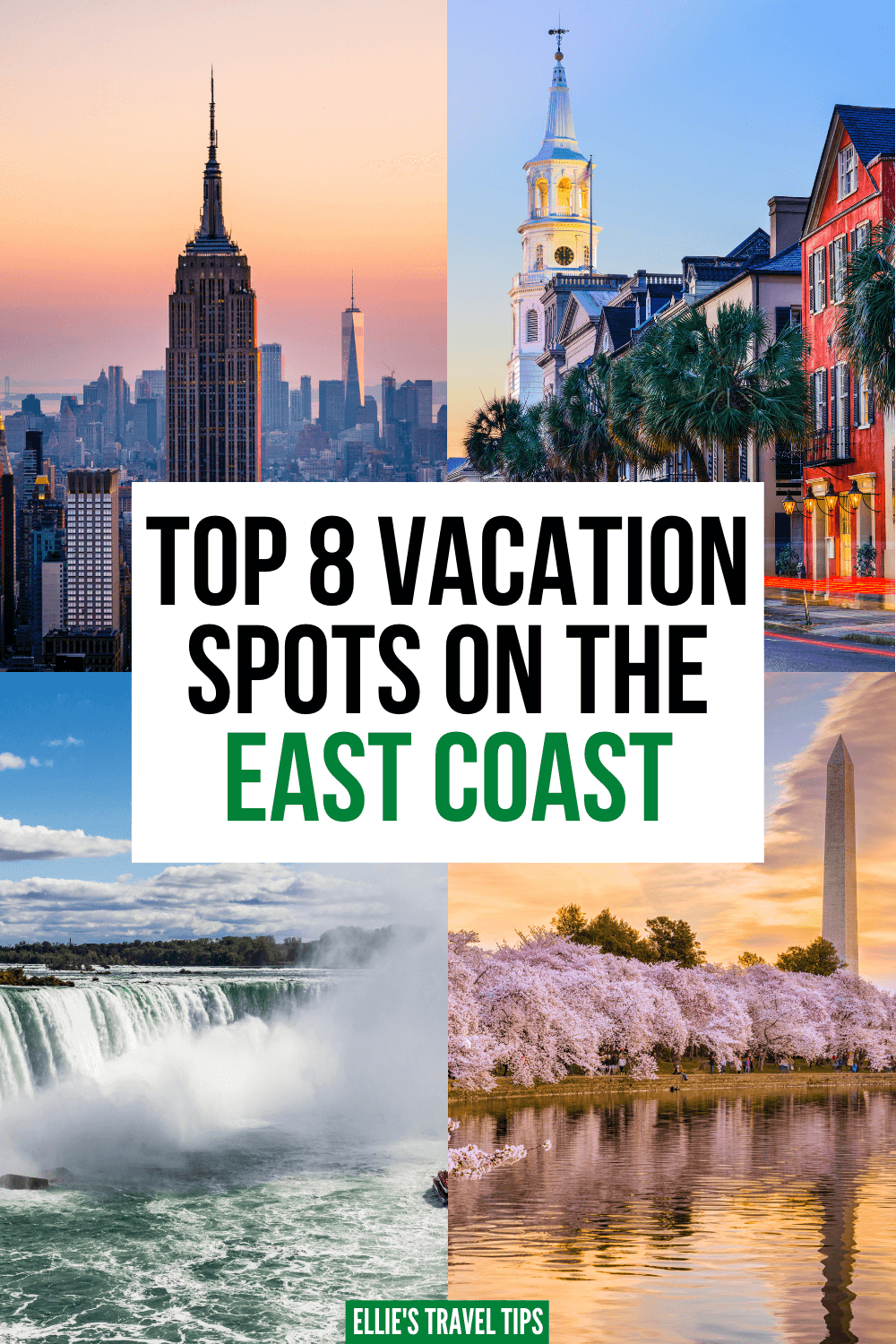 east vacation spots on the east coast
